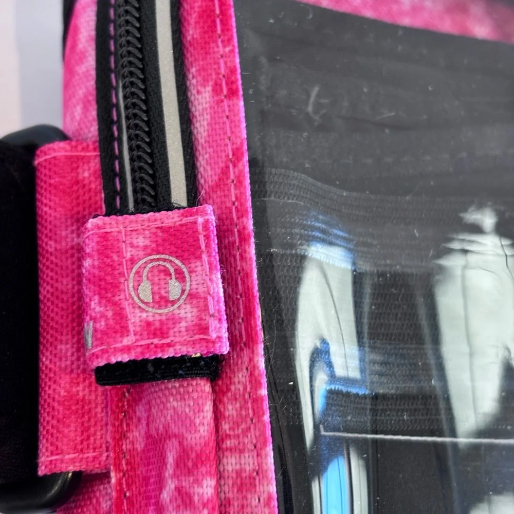 Armpocket X Cell Phone Armband Pink w/ Black Strap